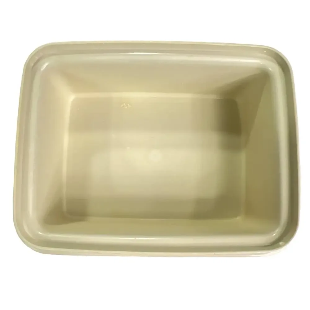 Tupperware Vintage Almond Ice Cream Keeper and Translucent Lid #2